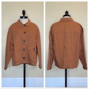 Madewell Military Chore Jacket Rust Size Medium